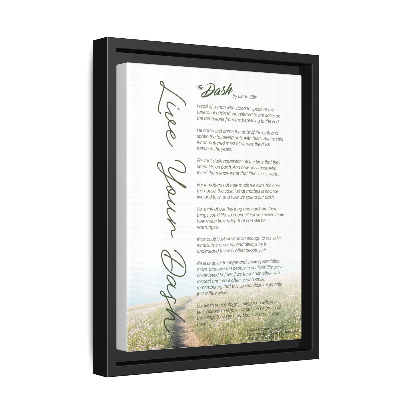 Matte Canvas, Framed (Multi-color)