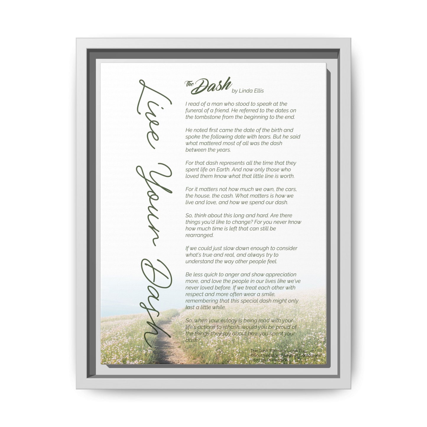 Matte Canvas, Framed (Multi-color)
