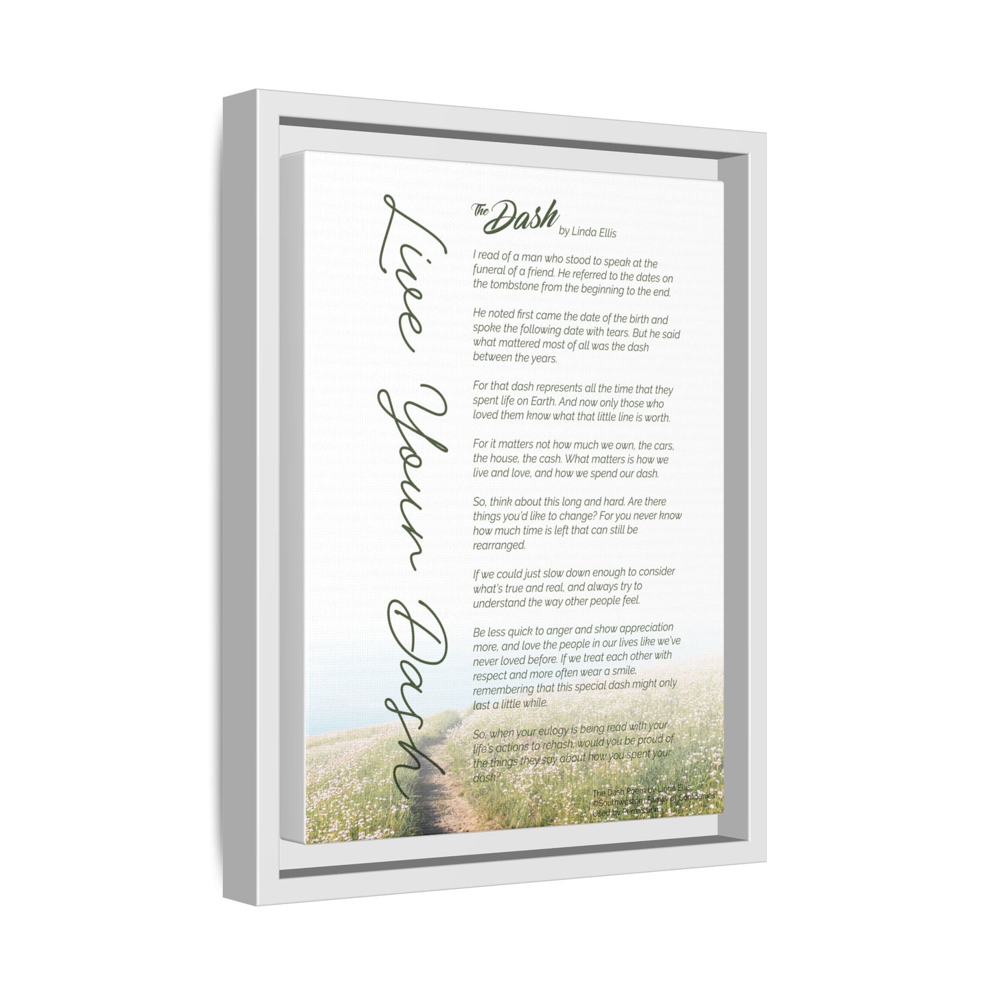 Matte Canvas, Framed (Multi-color)