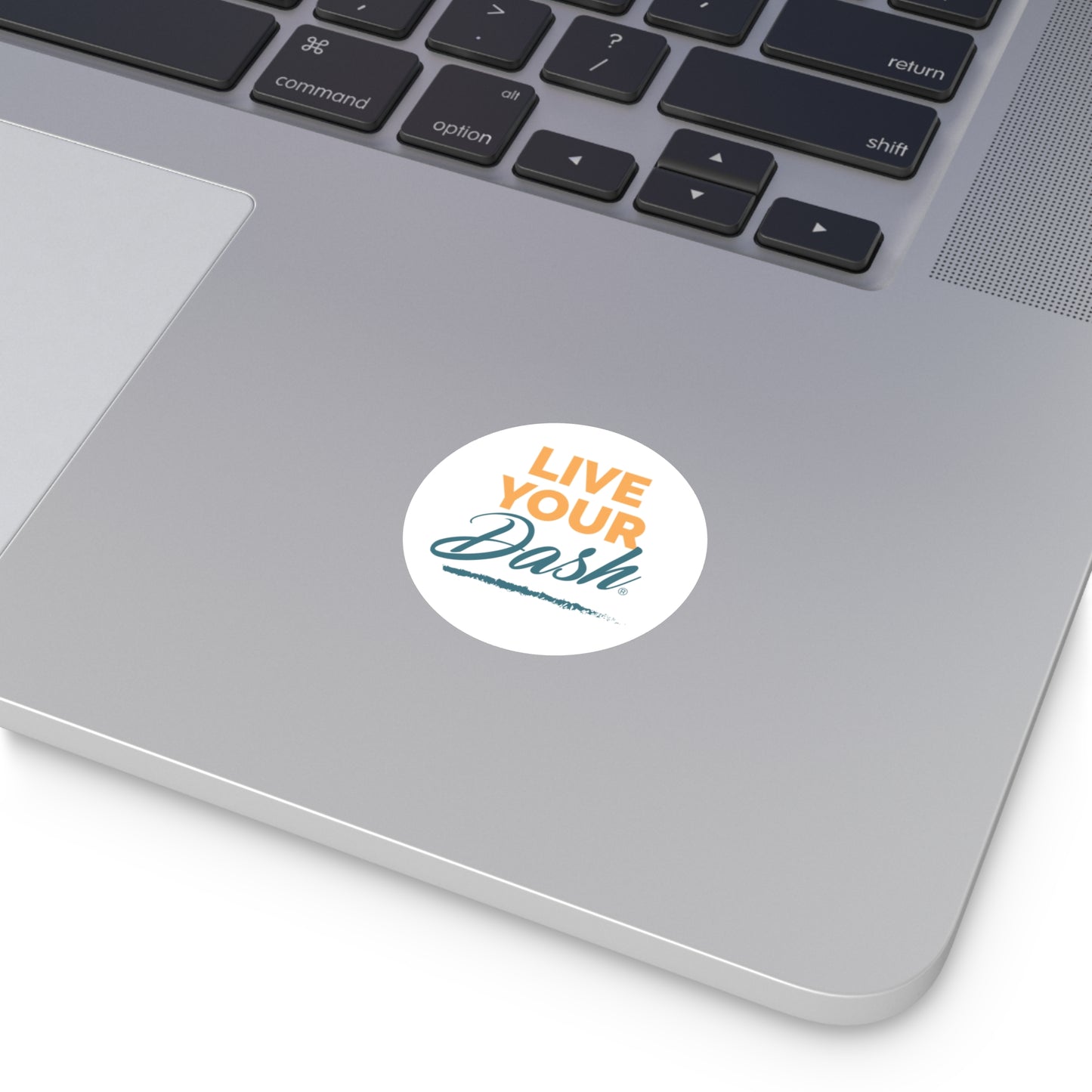 Live Your Dash Round Stickers, Indoor\Outdoor
