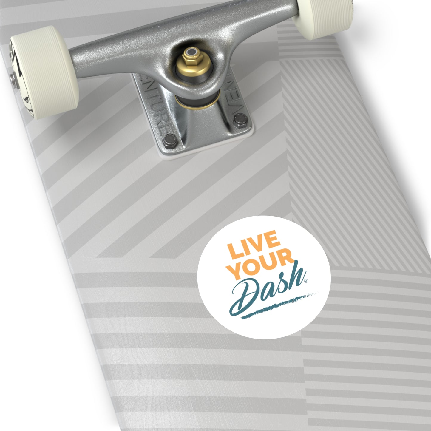 Live Your Dash Round Stickers, Indoor\Outdoor