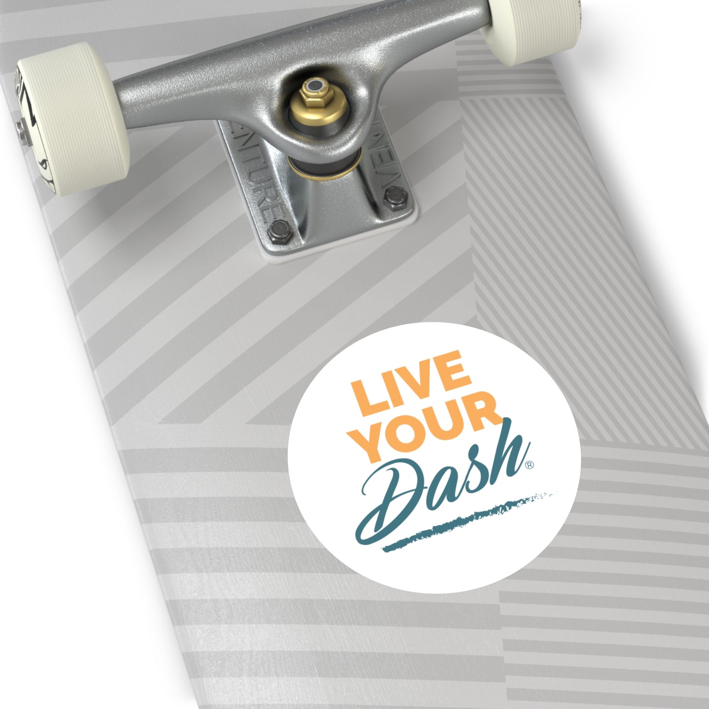 Live Your Dash Round Stickers, Indoor\Outdoor