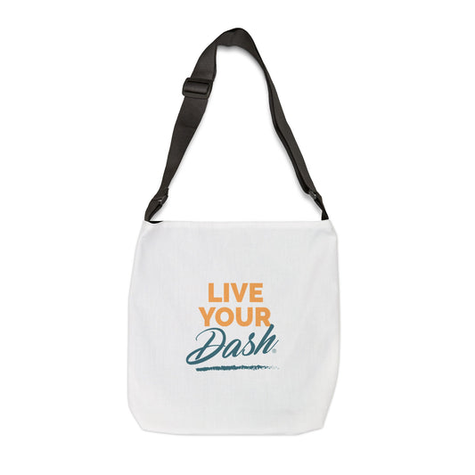 Live Your Dash Adjustable Tote Bag (AOP)