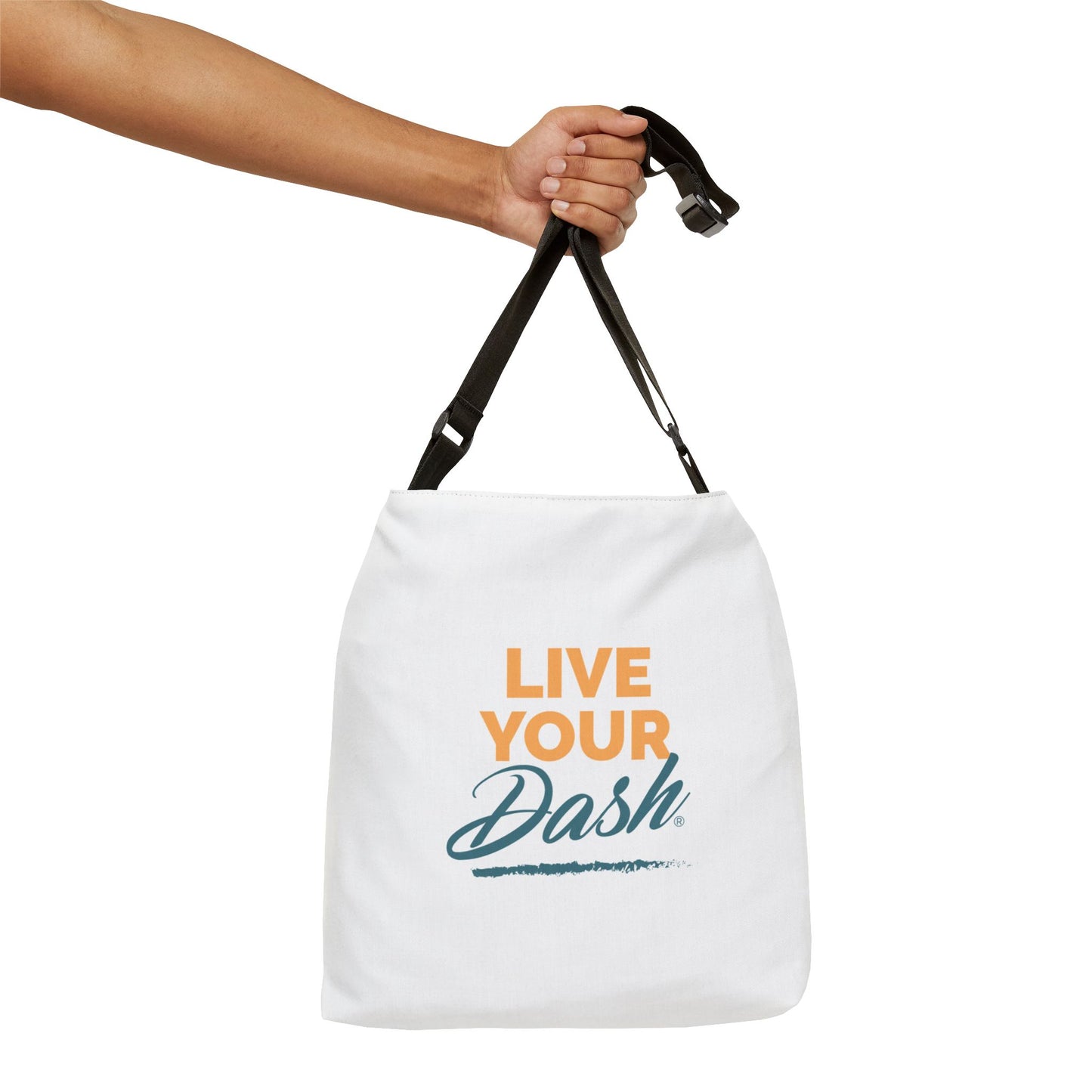 Live Your Dash Adjustable Tote Bag (AOP)